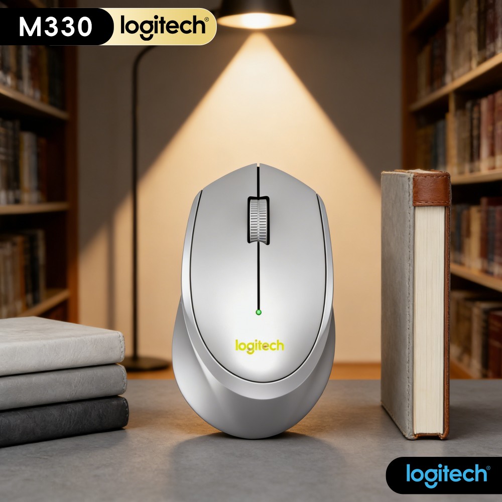 Home Office For Mac - Logitech M330 Wireless Mouse 2.4Ghz Ergonomic
