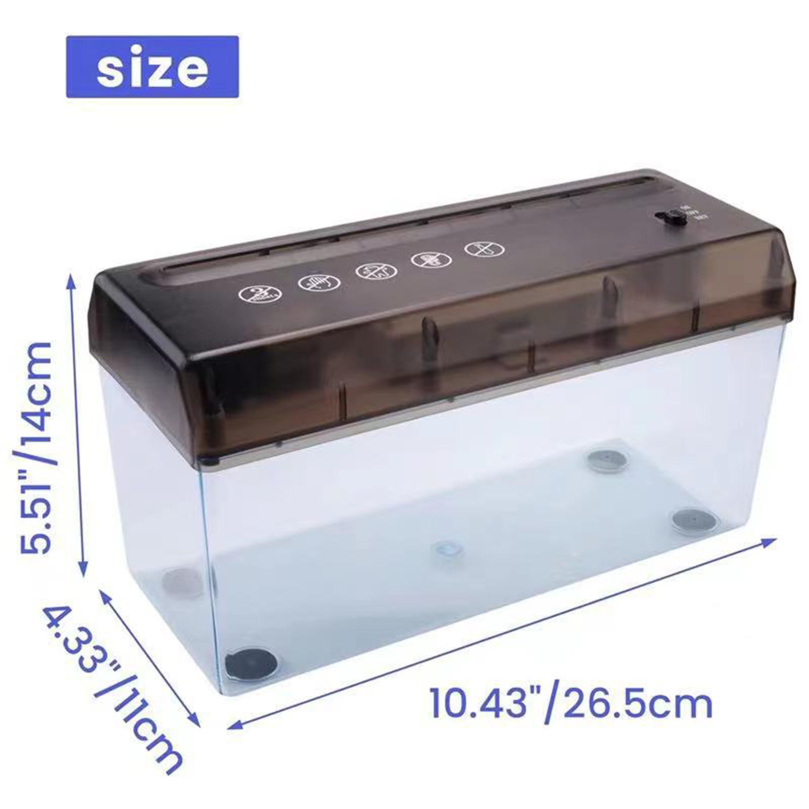 Home Office Paper Shredder - USB Paper Shredder A4 Paper Cutter