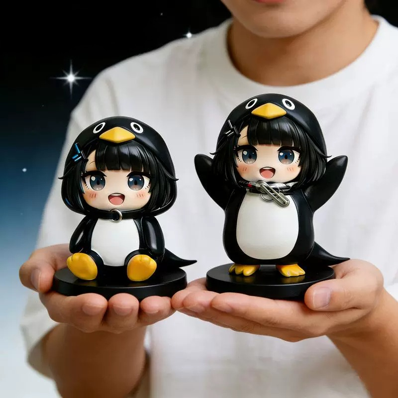 Home Office Romance Manga - Guguga Little Penguin PVC Figure Cute