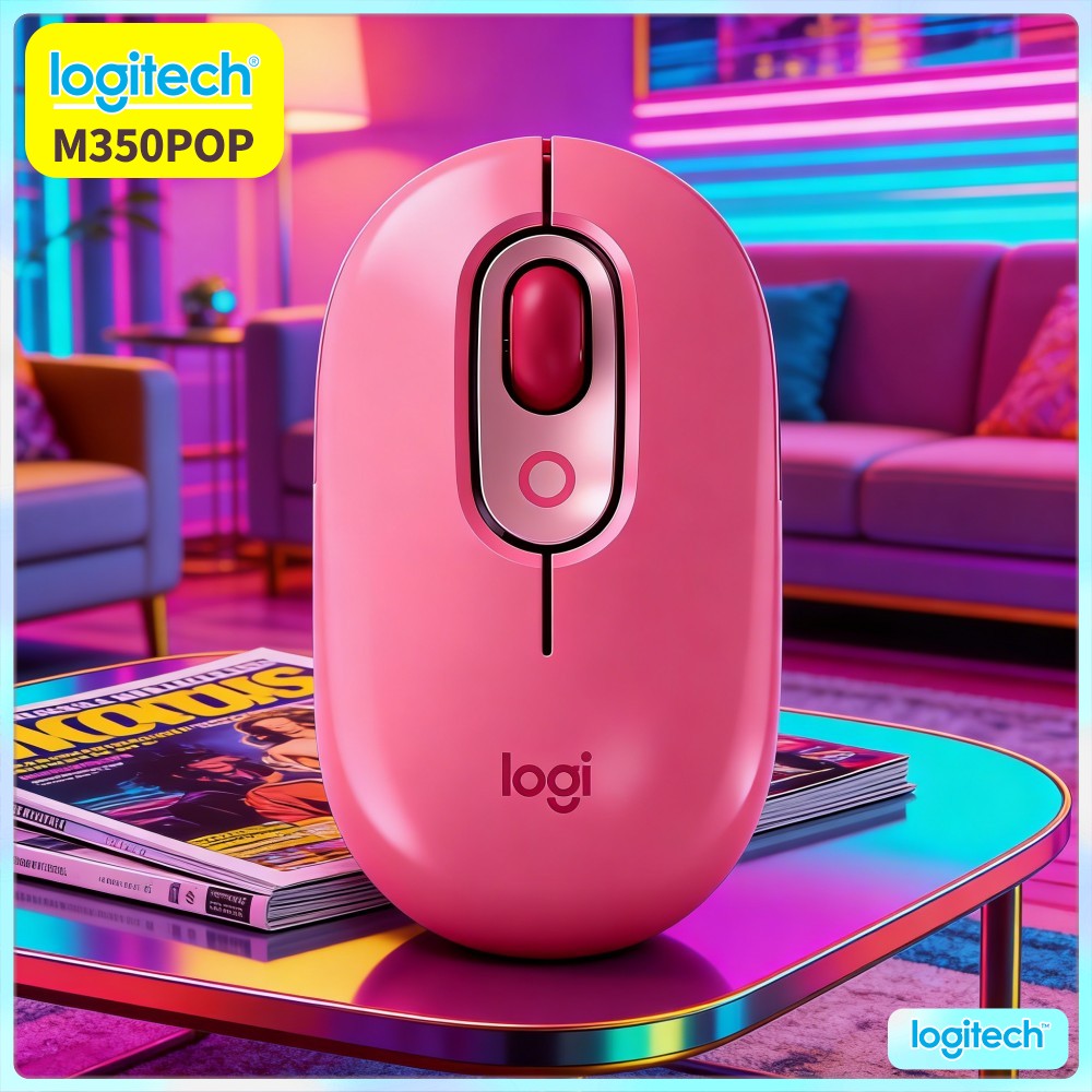 Home Office For Mac - Logitech M350 POP Wireless Mouse 3