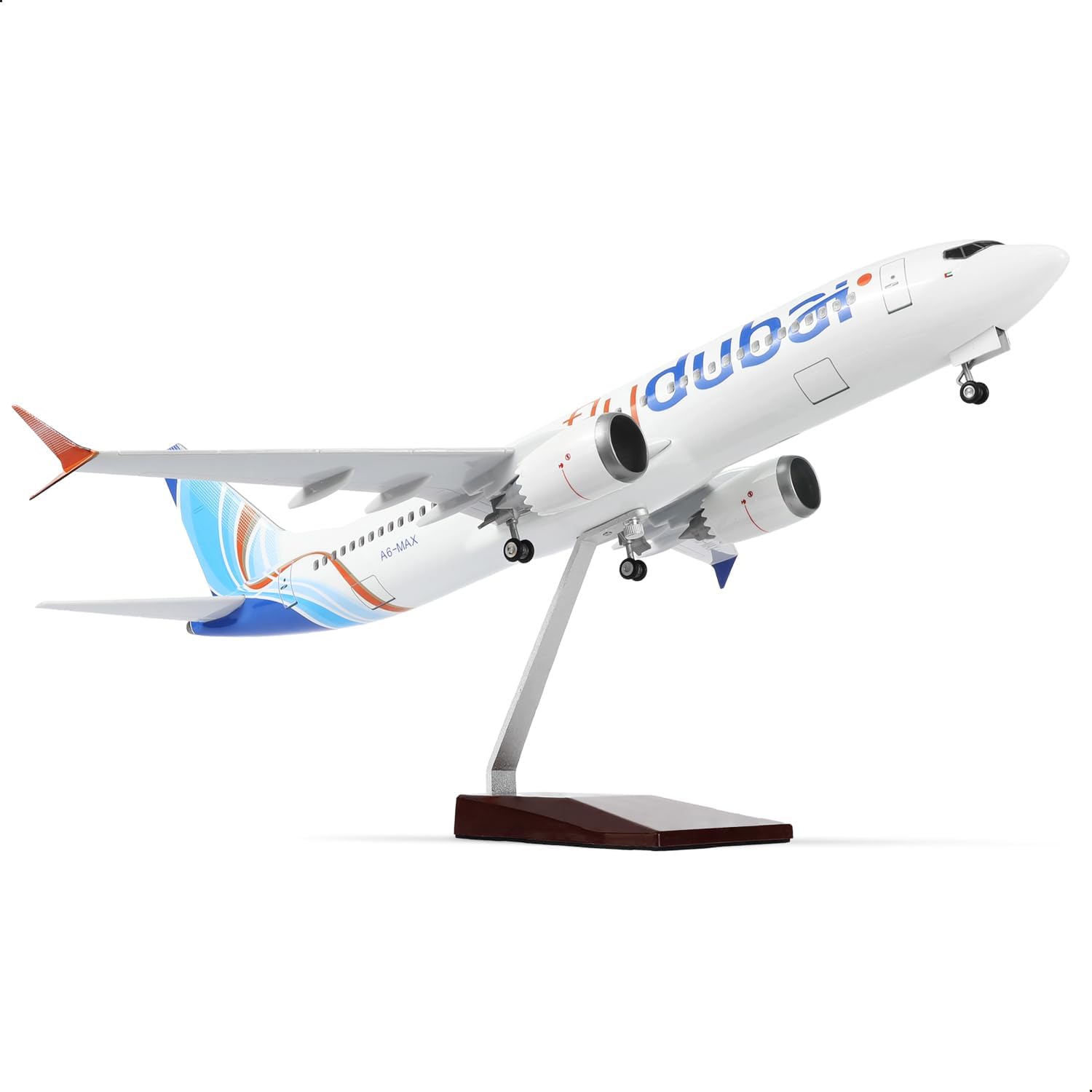 Home Office Dubai - 1/85 Scale Dubai B737 Diecast Resin