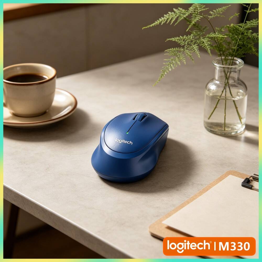 Home Office For Mac - Logitech M330 Wireless Mouse 2.4GHz Silent