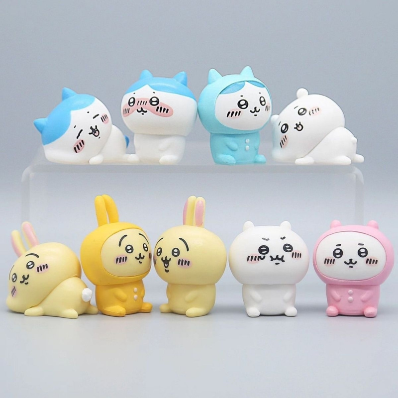 Home Office Romance Manga - Chiikawa Figures Set Cute Cartoon Animal