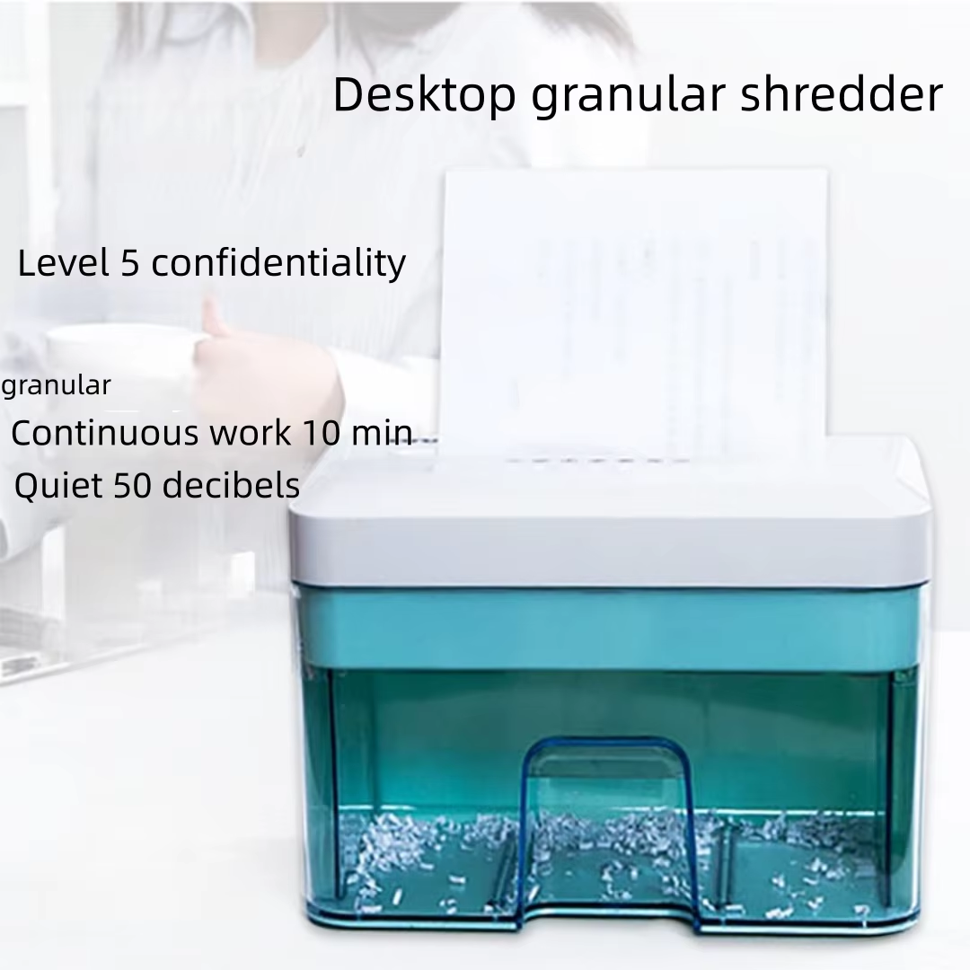 Home Office Paper Shredder - 5-level security desktop drawer office home