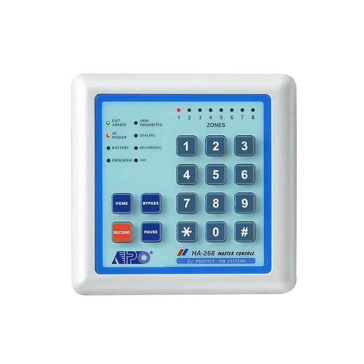 Home Office Phone Number - 8 Zones Home Security Alarm Control