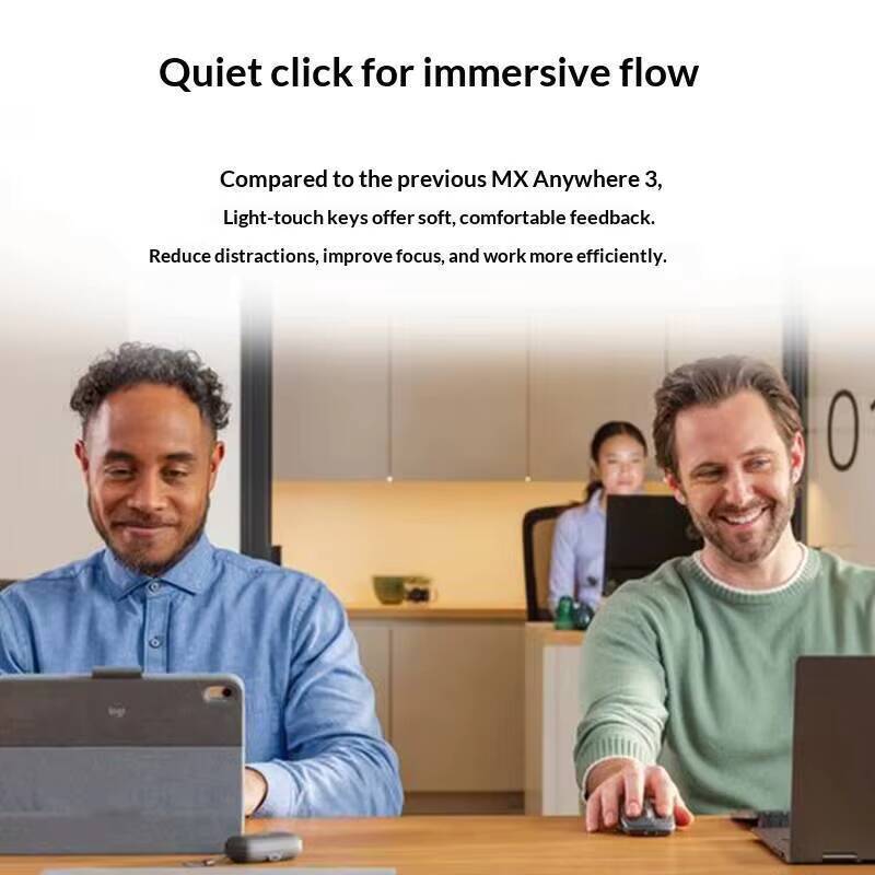Logitech MX Anywhere 3S Silent - Home Office For Mac ulasan dan harga