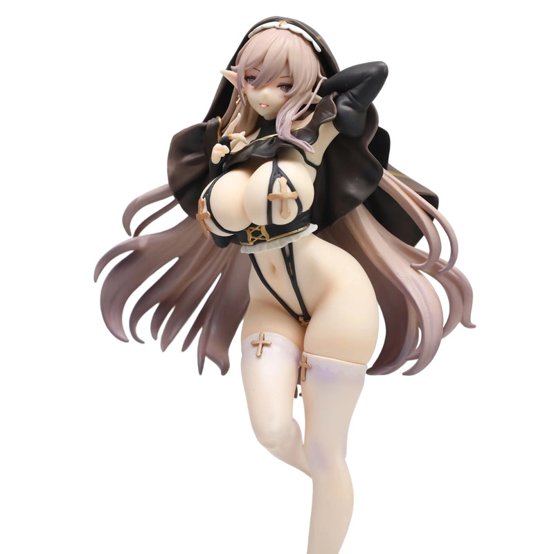 Anime Game Girl Elf Nun Standi - Home Office Romance Manga ulasan dan harga