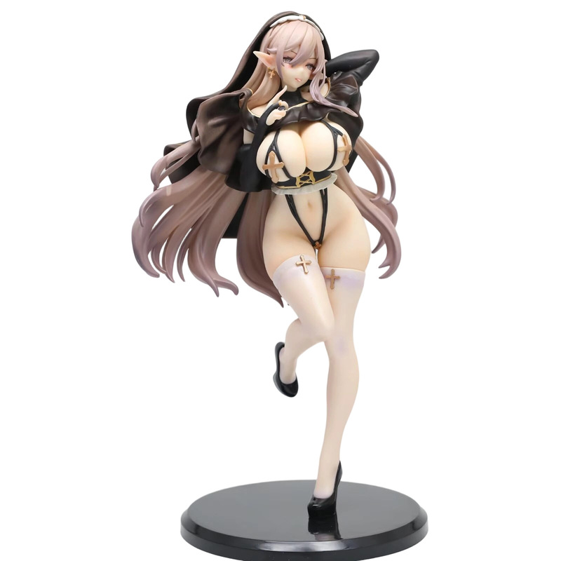 Anime Game Girl Elf Nun Standi - Home Office Romance Manga ulasan dan harga