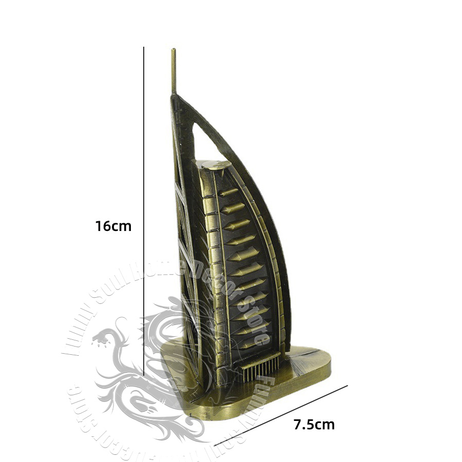 Metal Burj Al Arab Dubai Luxur - Home Office Dubai ulasan dan harga