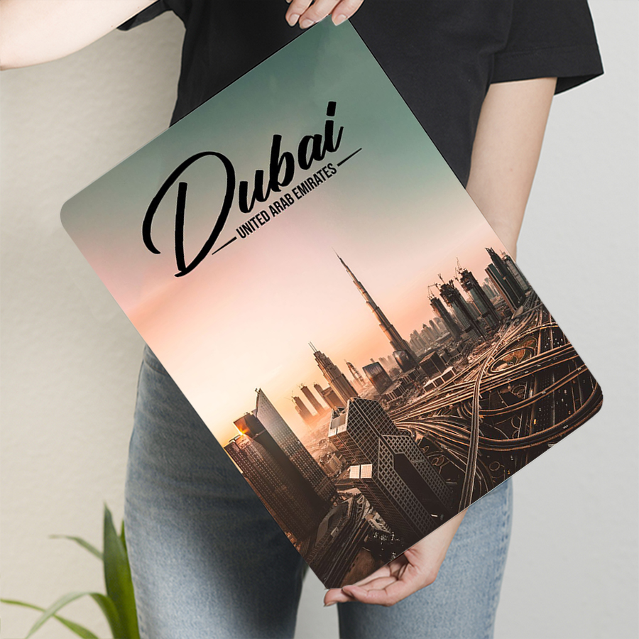 Dubai Cityscape Metal Wall Art - Home Office Dubai ulasan dan harga