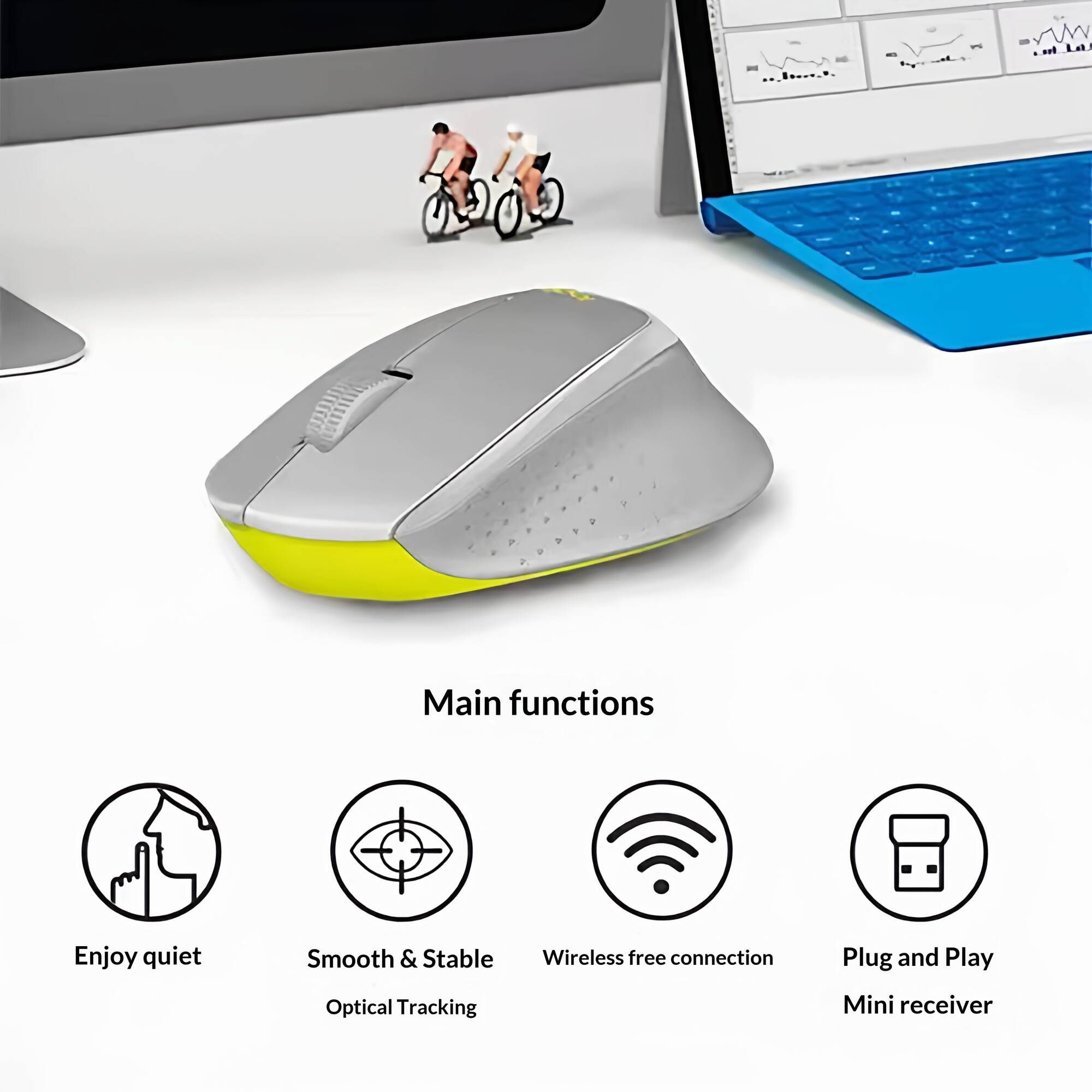 Logitech M330 Wireless Mouse 2 - Home Office For Mac ulasan dan harga