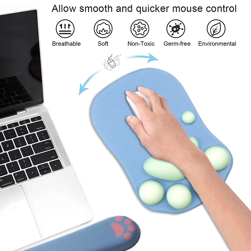 Cute Ergonomic Cat Paw Mouse P - Home Office For Mac ulasan dan harga