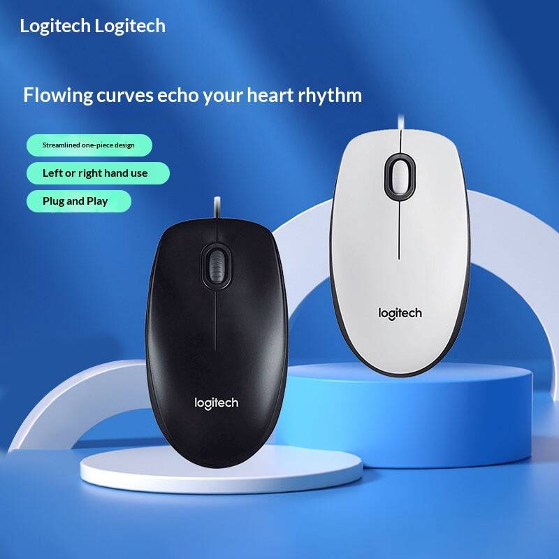 Logitech M100R Wired USB Mouse - Home Office For Mac ulasan dan harga