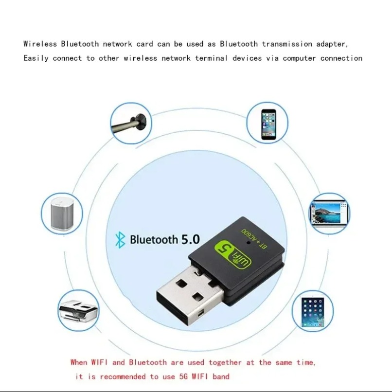 Plug and Play WiFi 5 Bluetooth - Home Office For Mac ulasan dan harga