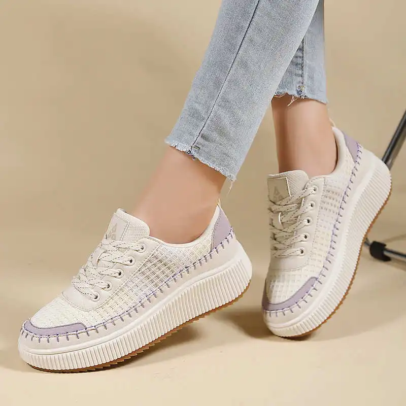 Brown Shoes Woman Flats Autumn - Home Office Expenses ulasan dan harga
