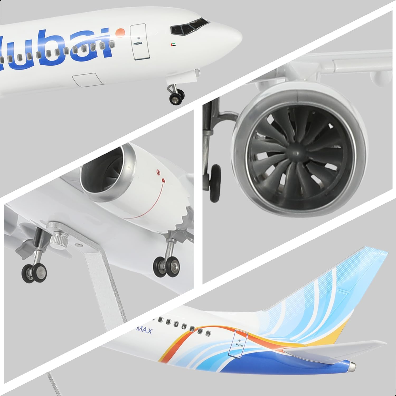 1/85 Scale Dubai B737 Diecast  - Home Office Dubai ulasan dan harga