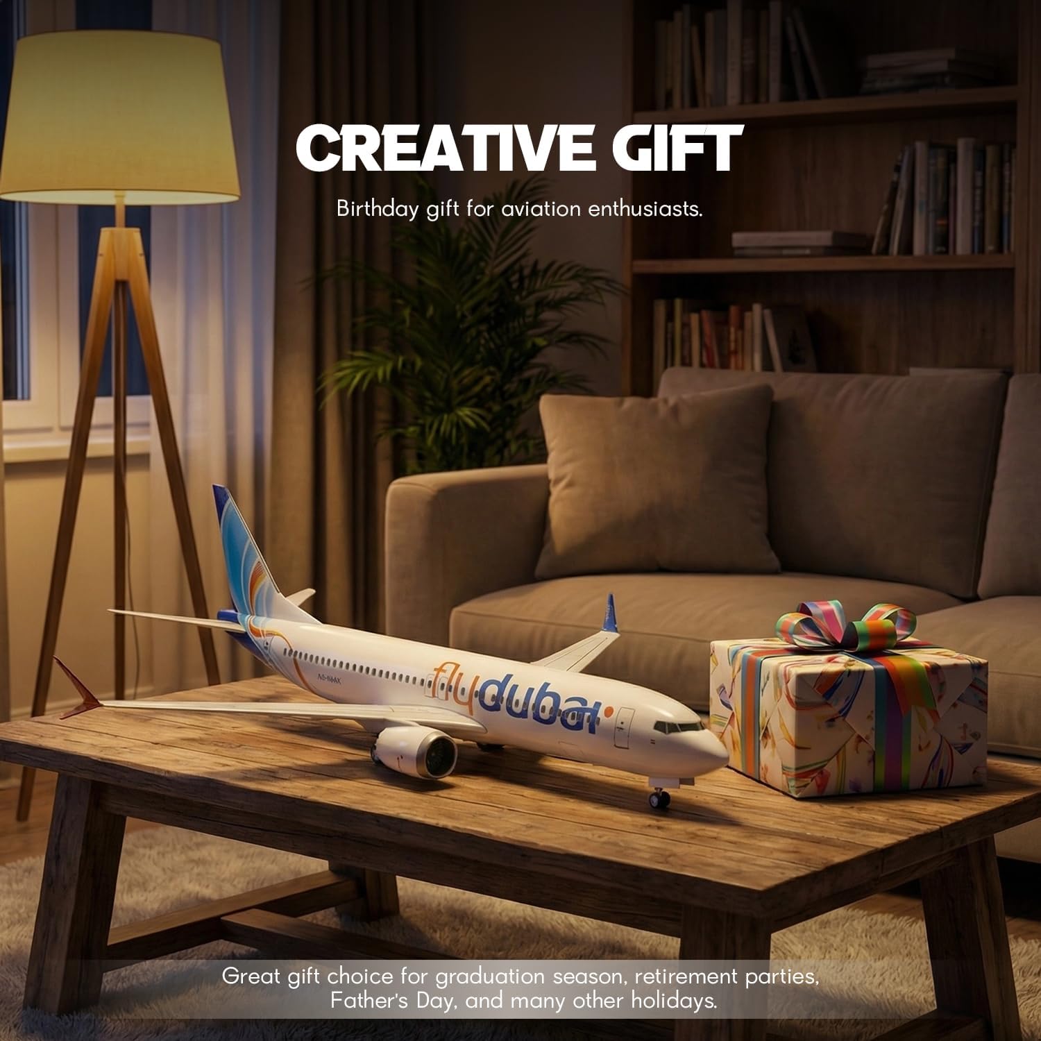 1/85 Scale Dubai B737 Diecast  - Home Office Dubai ulasan dan harga