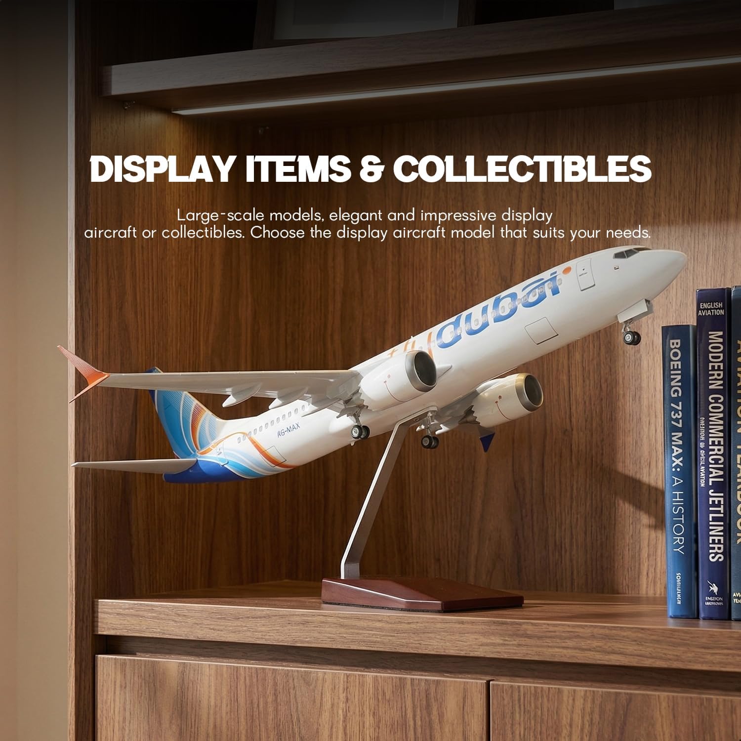 1/85 Scale Dubai B737 Diecast  - Home Office Dubai ulasan dan harga