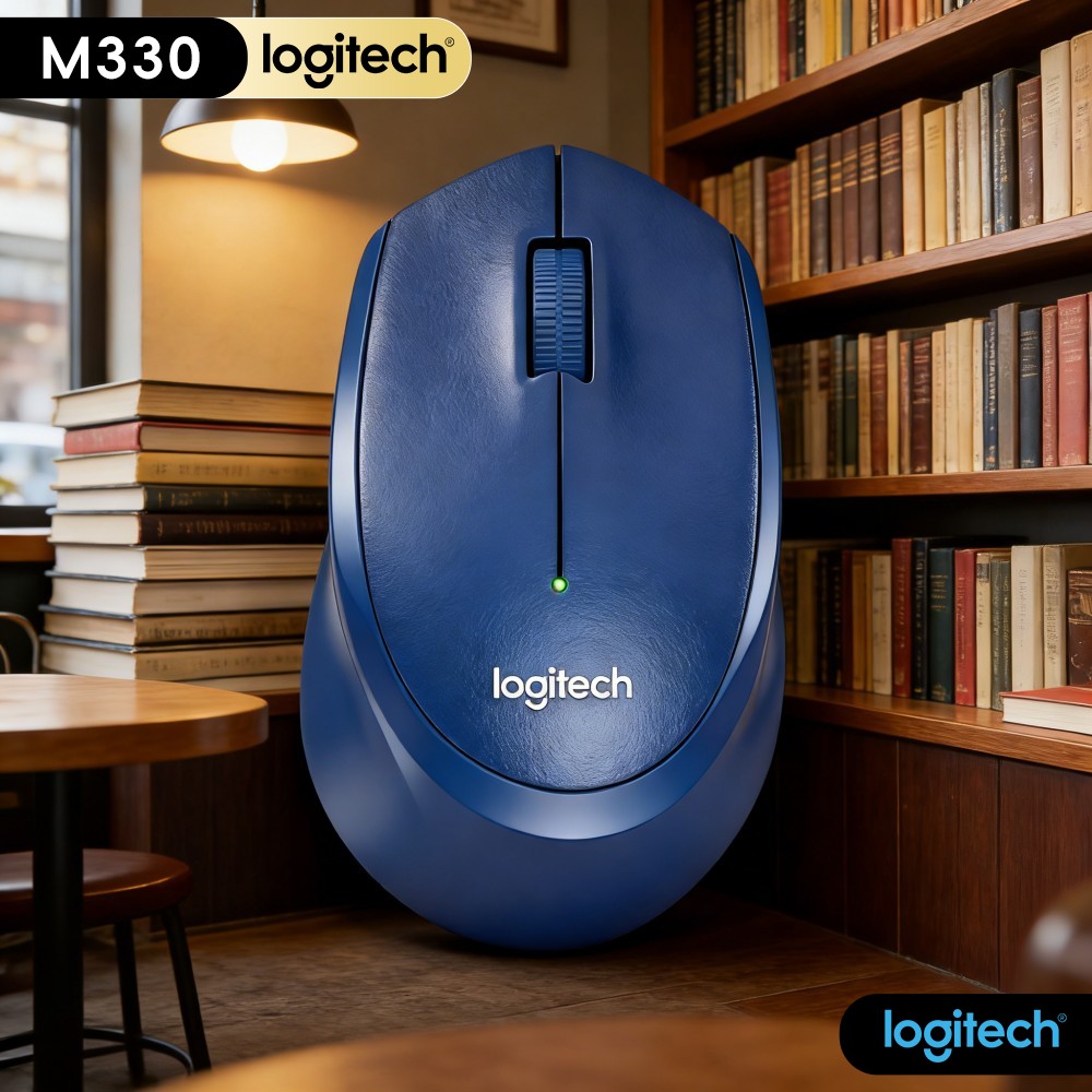 Logitech M330 Ergonomic Wirele - Home Office For Mac ulasan dan harga