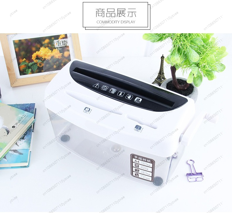Manual Hand Crank Paper Shredd - Home Office Paper Shredder ulasan dan harga
