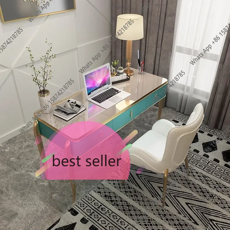 43K X Light Luxury Desk And Ch - Home Office X Post ulasan dan harga
