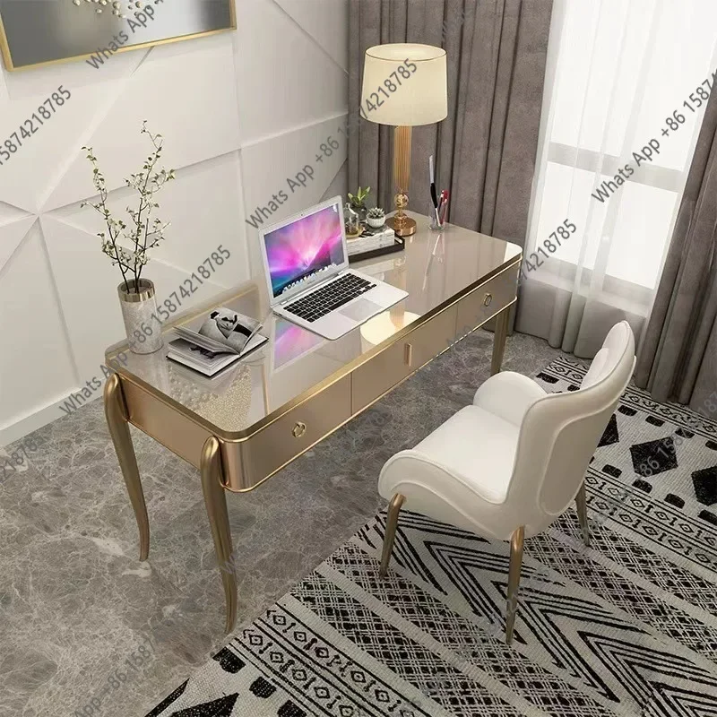 43K X Light Luxury Desk And Ch - Home Office X Post ulasan dan harga