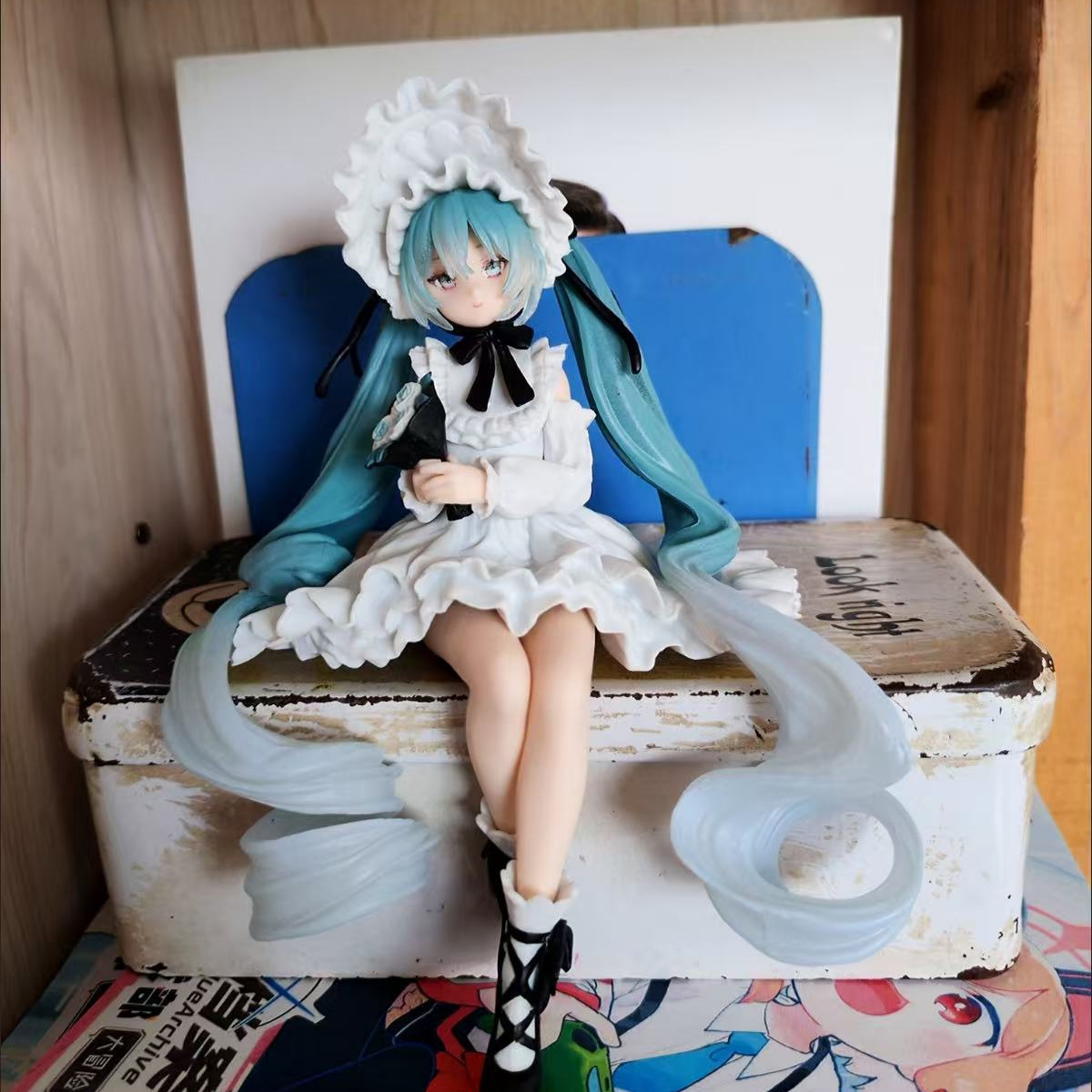 12cm Miku Anime Figure Retro B - Home Office Romance Manga ulasan dan harga