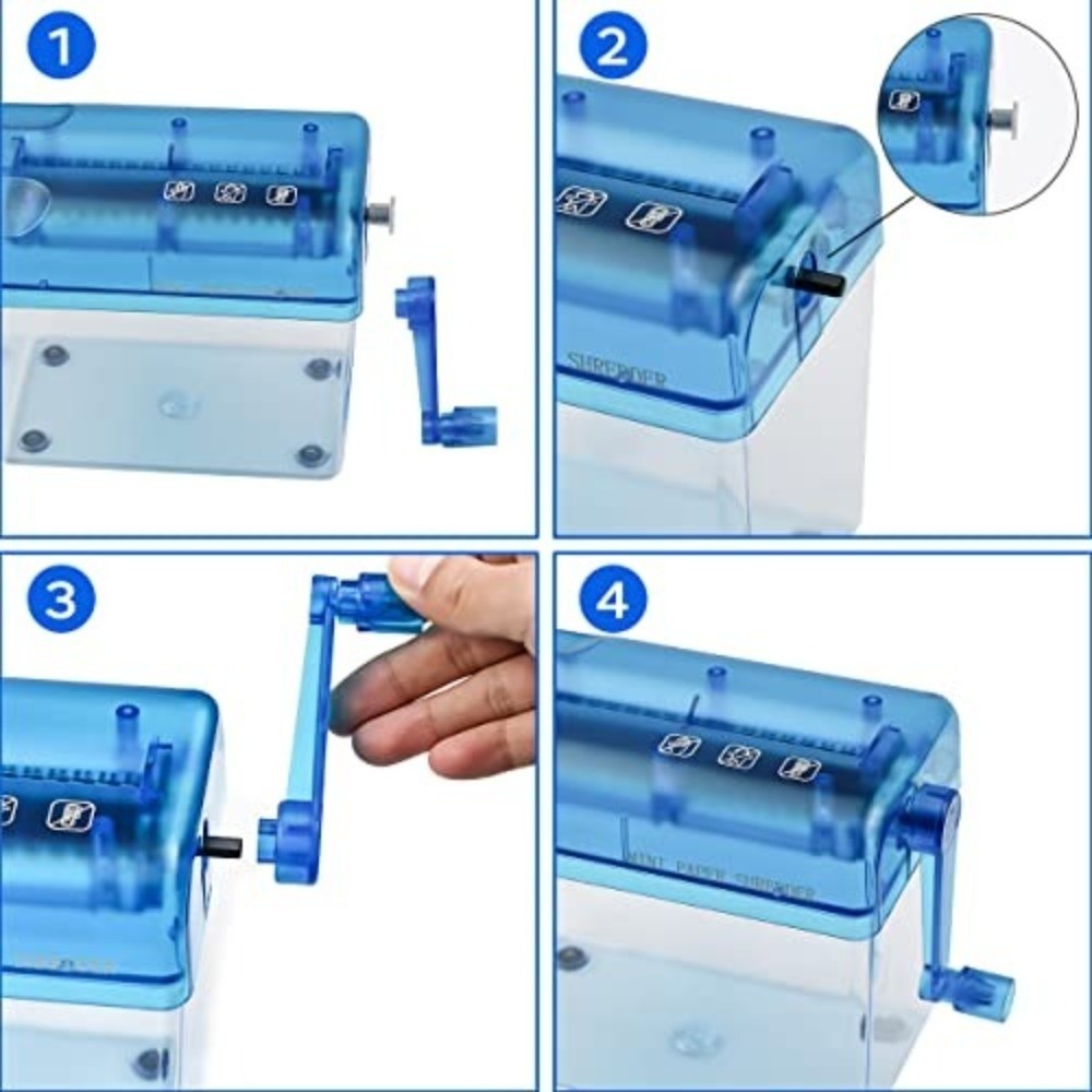 High Quality ABS Hand Shredder - Home Office Paper Shredder ulasan dan harga