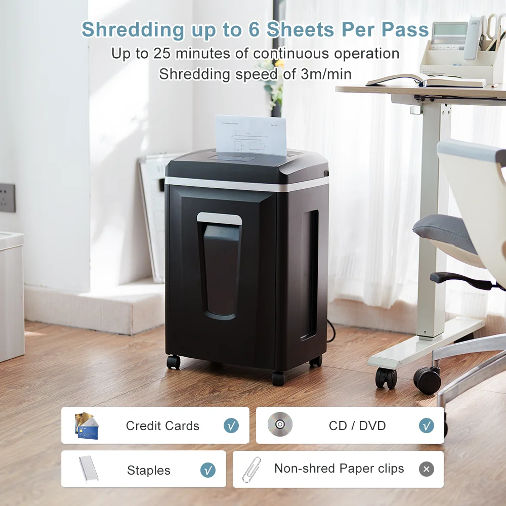 Heavy Duty Commercial Paper Sh - Home Office Paper Shredder ulasan dan harga