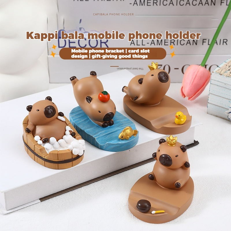 Kawaii Capybara Phone Stand Ca - Home Office Phone Number ulasan dan harga