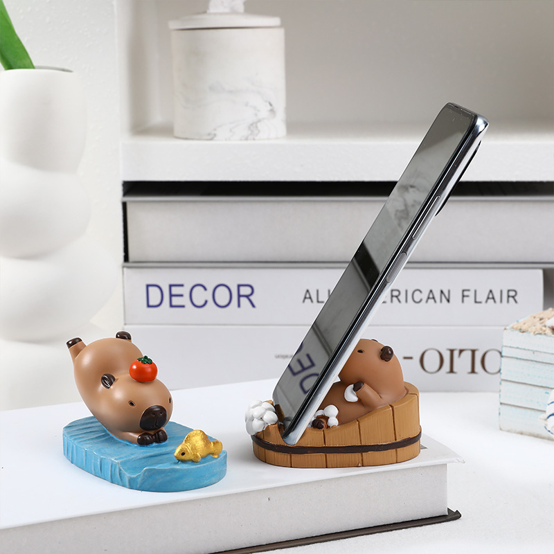 Kawaii Capybara Phone Stand Ca - Home Office Phone Number ulasan dan harga
