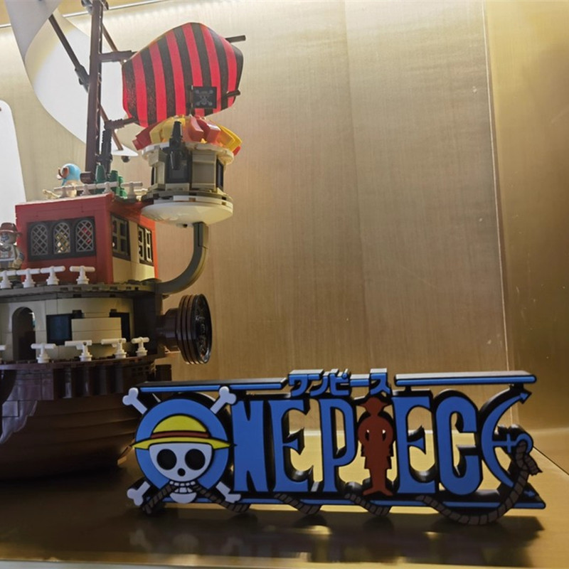 One Piece Logo Figure 3D Print - Home Office Romance Manga ulasan dan harga